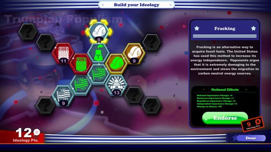 The Political Machine 2020 screenshot 2