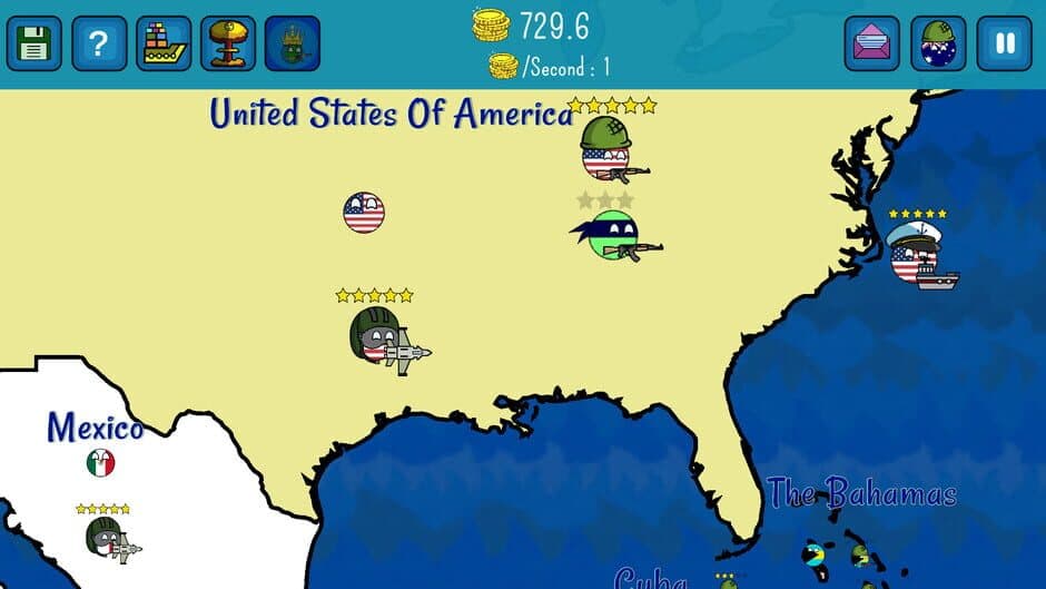 Dictators:No Peace Countryballs screenshot 5