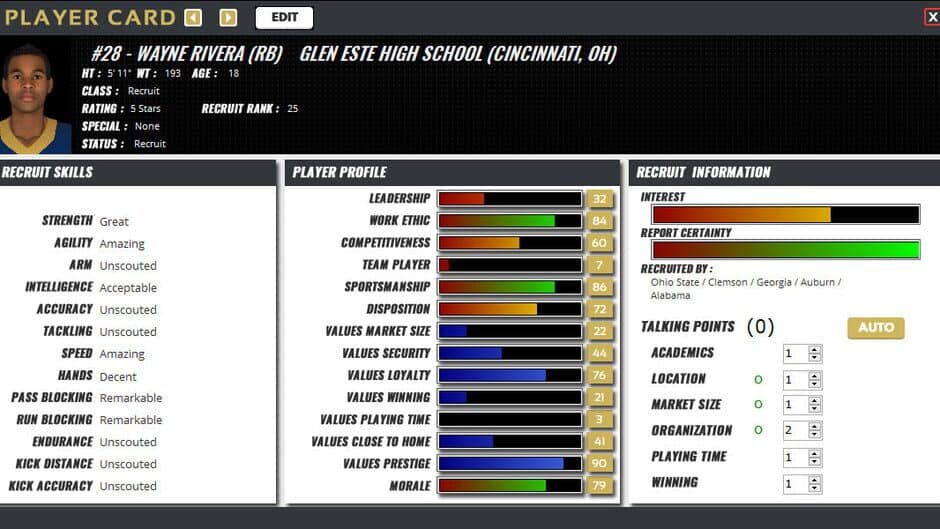 Draft Day Sports: College Football 2020 screenshot 5