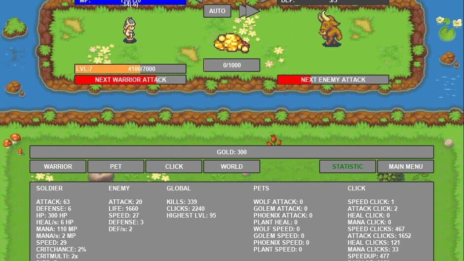 Idle Warrior screenshot 5