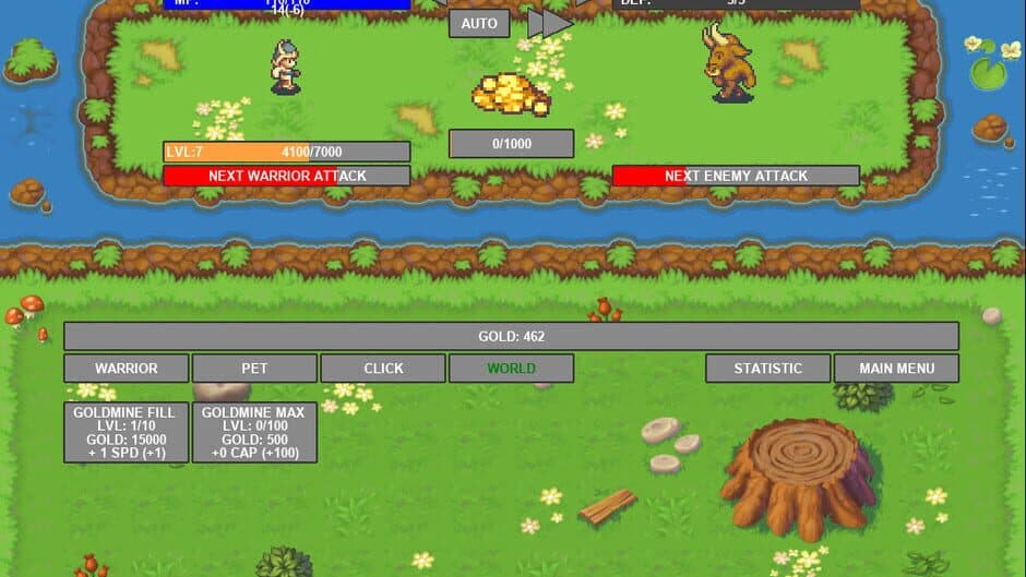 Idle Warrior screenshot 3