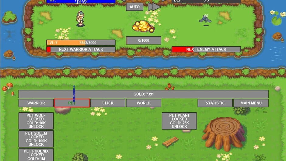 Idle Warrior screenshot 4