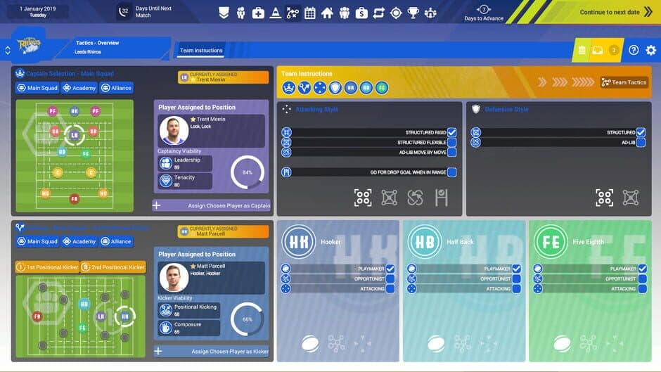 Rugby League Team Manager 3 screenshot 6
