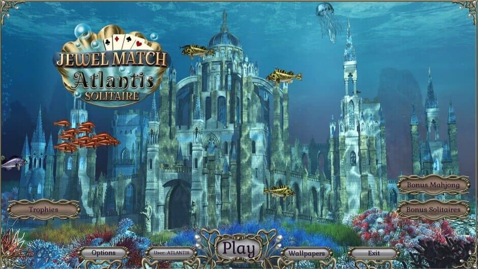 Jewel Match Atlantis Solitaire: Collector's Edition screenshot 4