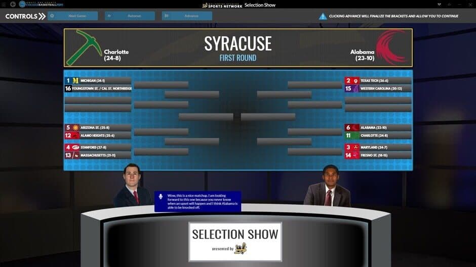 Draft Day Sports: College Basketball 2020 screenshot 1