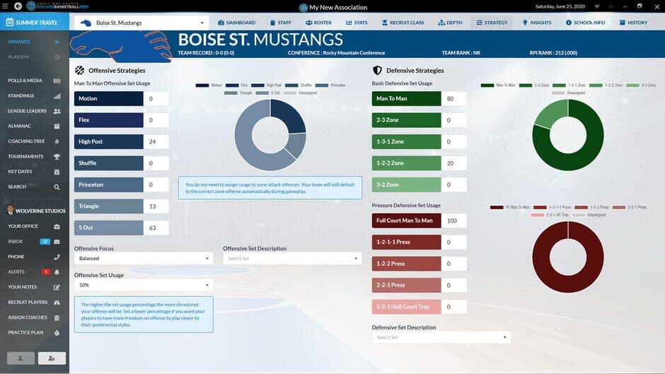 Draft Day Sports: College Basketball 2020 screenshot 6