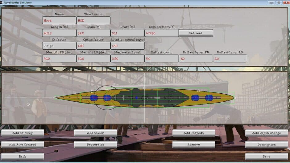 Naval Battles Simulator screenshot 1