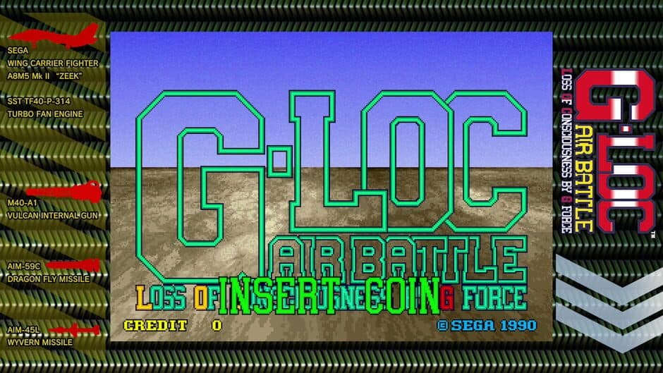 Sega Ages G-LOC: Air Battle screenshot 3