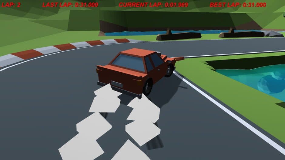 Low Poly Racing screenshot 2