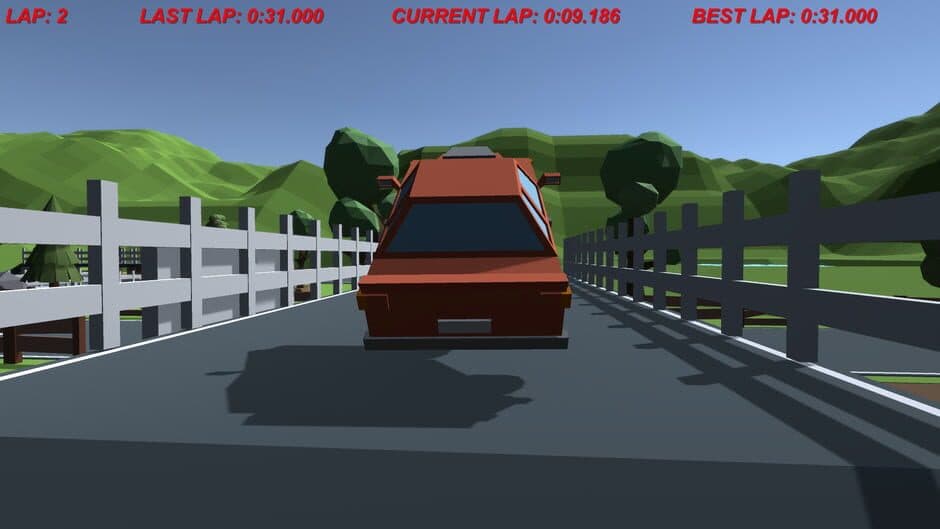 Low Poly Racing screenshot 1