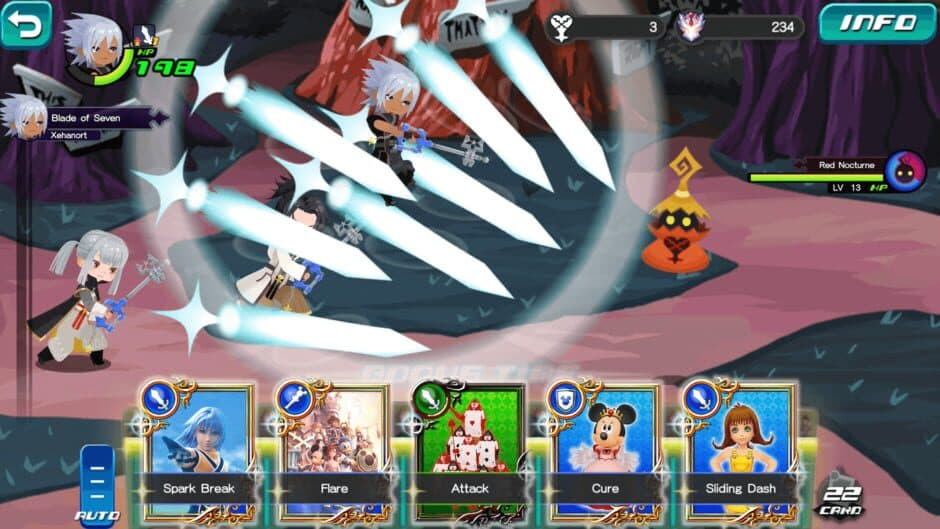 Kingdom Hearts: Union x Dark Road screenshot 2