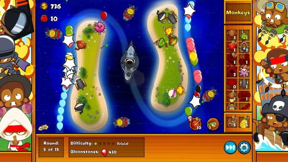 Bloons Monkey City screenshot 1