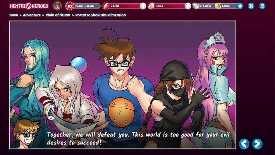 Hentai Heroes screenshot 1