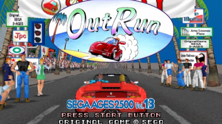 Sega Ages 2500 Vol. 13: OutRun screenshot 1