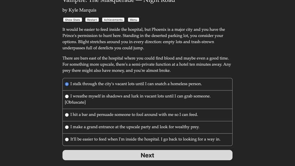 Vampire: The Masquerade - Night Road screenshot 2
