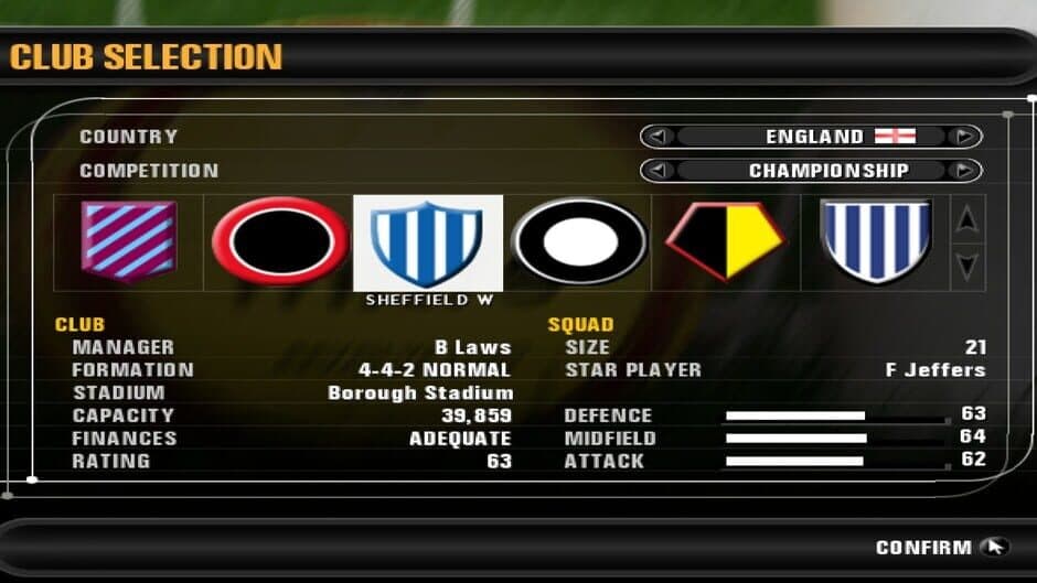 Premier Manager 10 screenshot 2