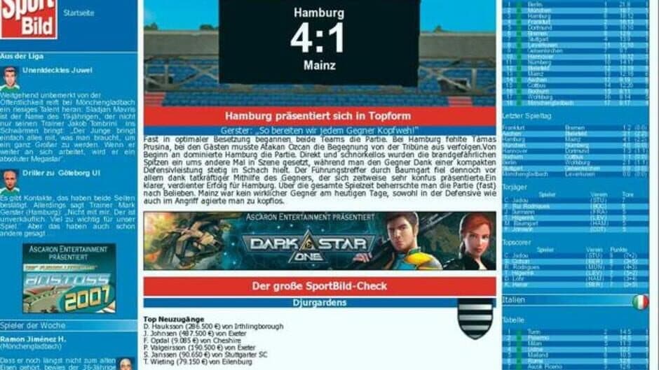 Anstoss 2007 screenshot 2