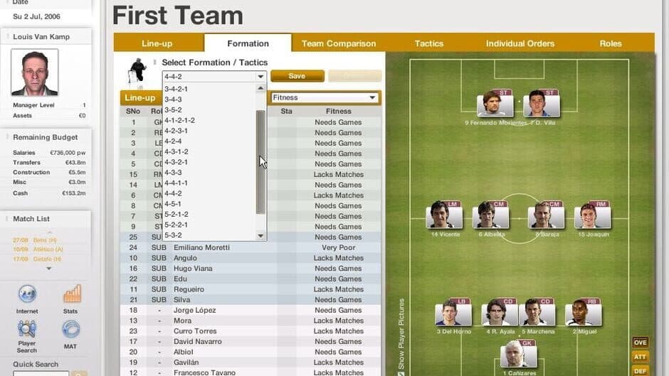 FIFA Manager 07 screenshot 1