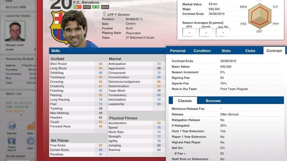 FIFA Manager 07 screenshot 3