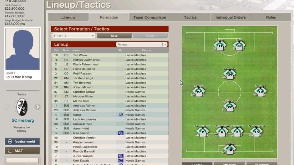 FIFA Manager 06 screenshot 3