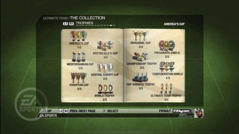 FIFA 09: Ultimate Team screenshot 1