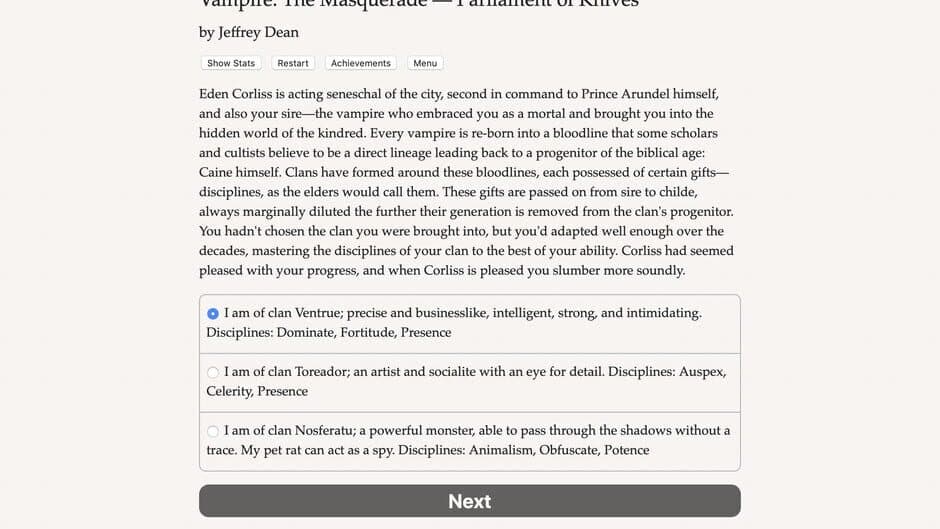 Vampire: The Masquerade - Parliament of Knives screenshot 3