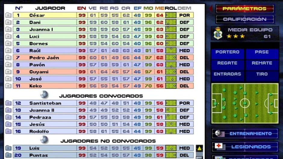 PC Fútbol 6.0 screenshot 2