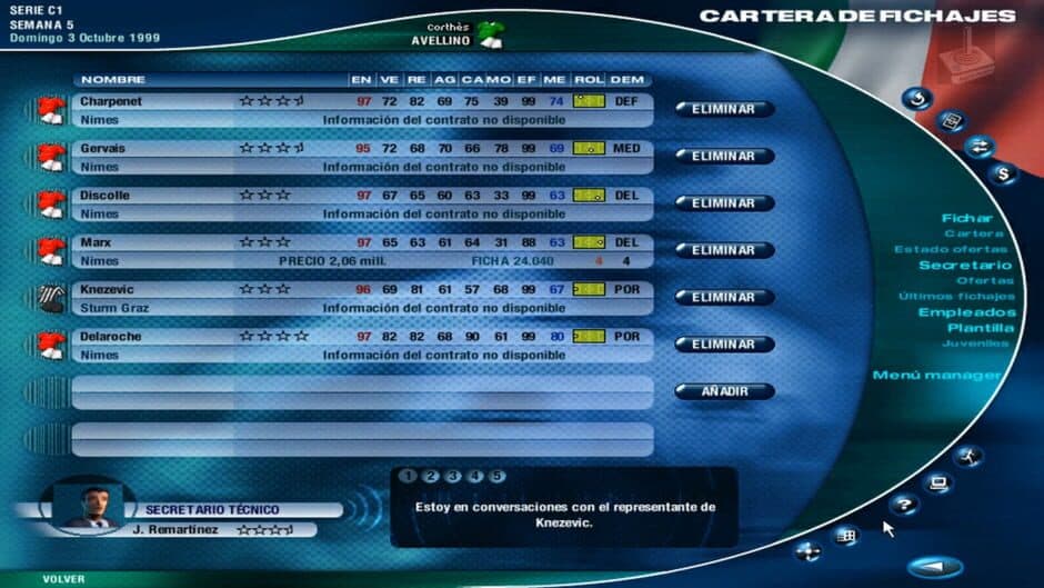 PC Fútbol 2000 screenshot 1