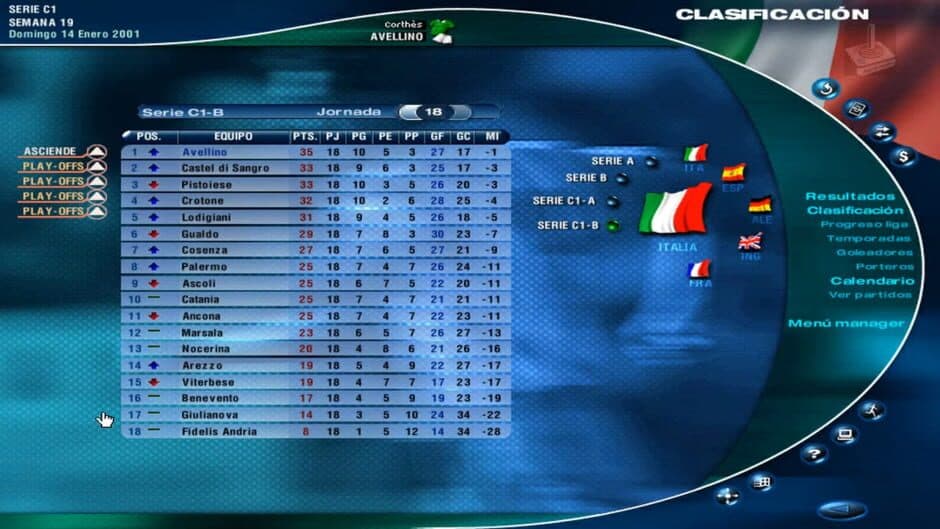 PC Fútbol 2000 screenshot 2