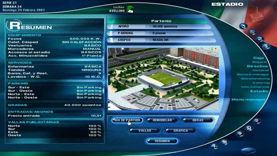 PC Fútbol 2000 screenshot 3