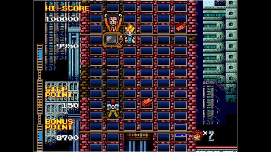 Arcade Archives: Crazy Climber 2 screenshot 1