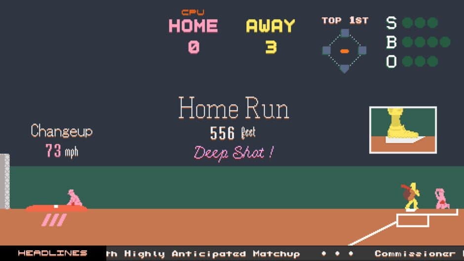 2D Baseball Duel screenshot 1