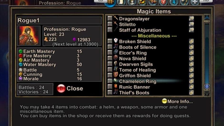 Puzzle Quest: Challenge of the Warlords - Revenge of the Plague Lord screenshot 2