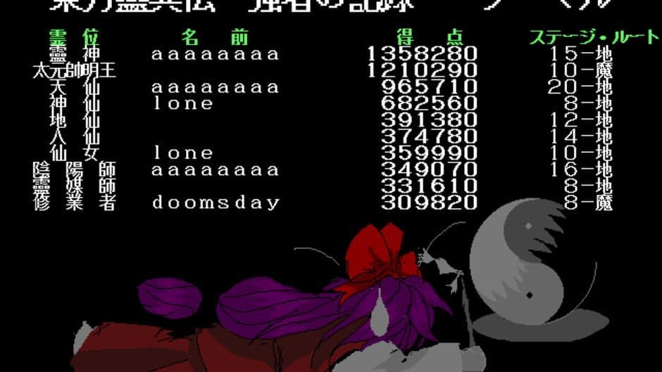 Touhou Rei'iden: The Highly Responsive to Prayers screenshot 3