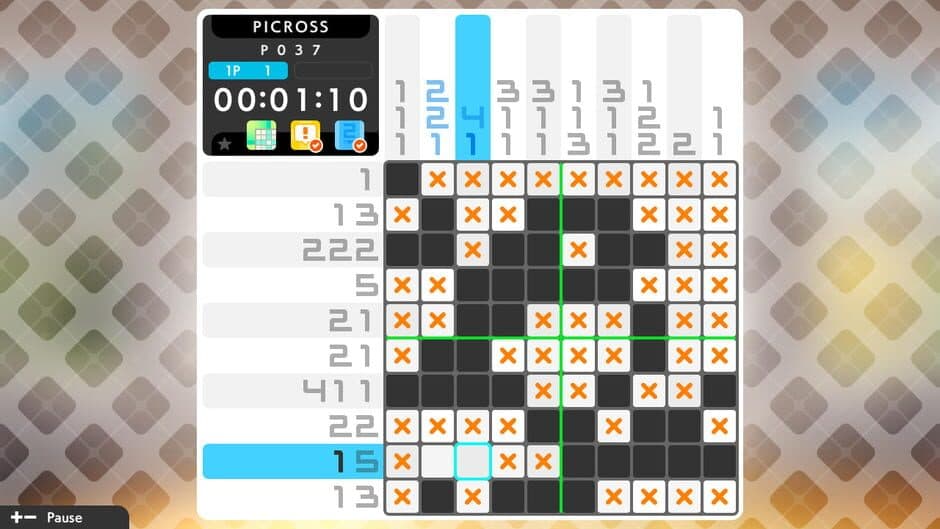 Picross S6 screenshot 1