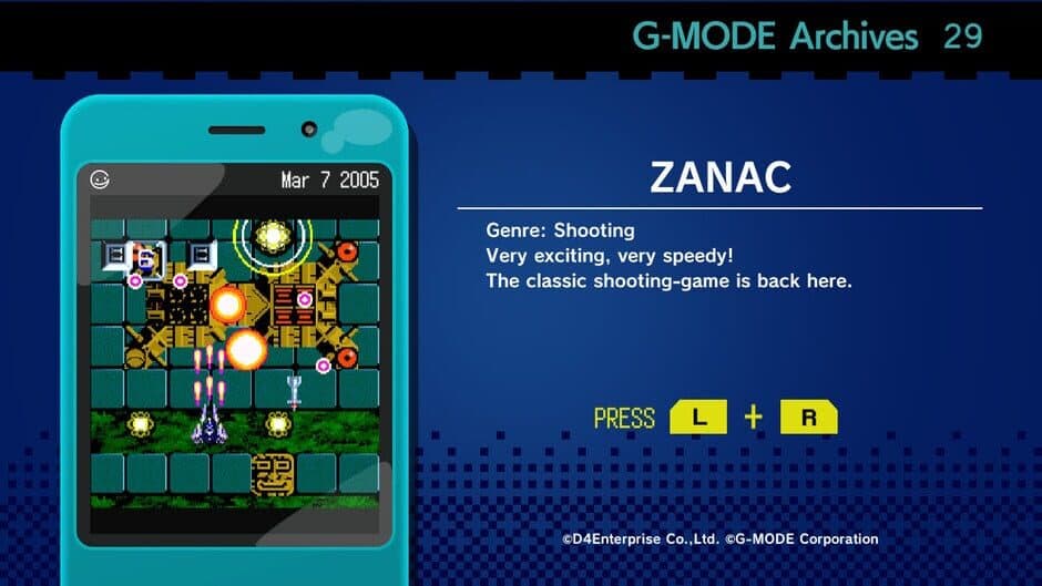 G-Mode Archives 29: Zanac screenshot 4