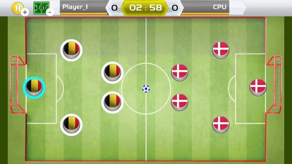 Super Disc Soccer screenshot 1