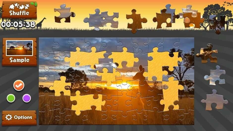 Animated Jigsaws: Wild Animals screenshot 1