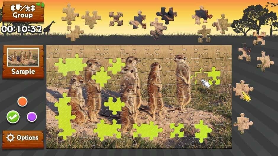Animated Jigsaws: Wild Animals screenshot 4