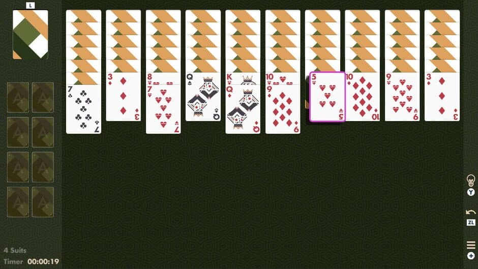 Solitaire Spider Minimal screenshot 2