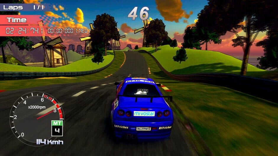 Rally Rock 'N Racing screenshot 1