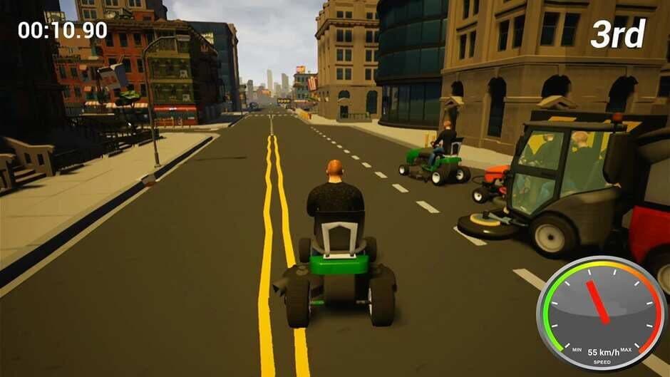 Lawnmower Game: Racing screenshot 1