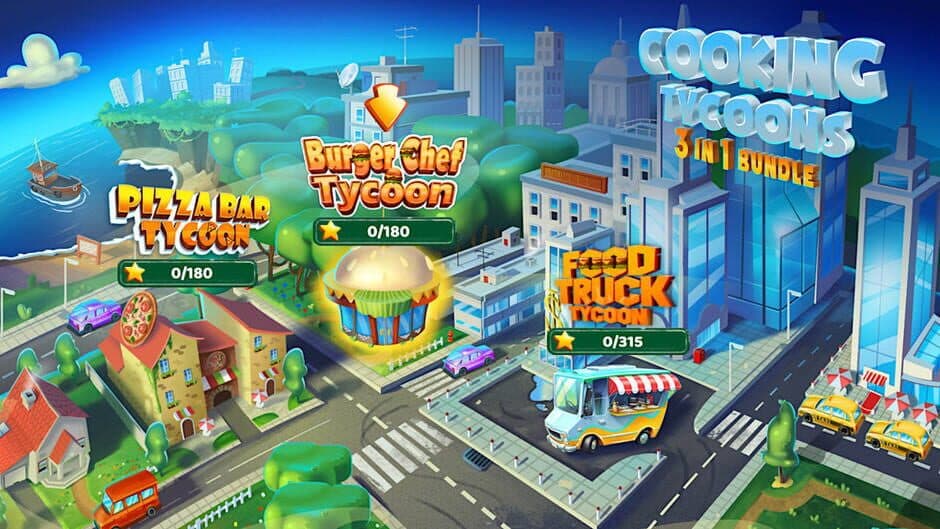 Cooking Tycoons: 3 in 1 Bundle screenshot 1