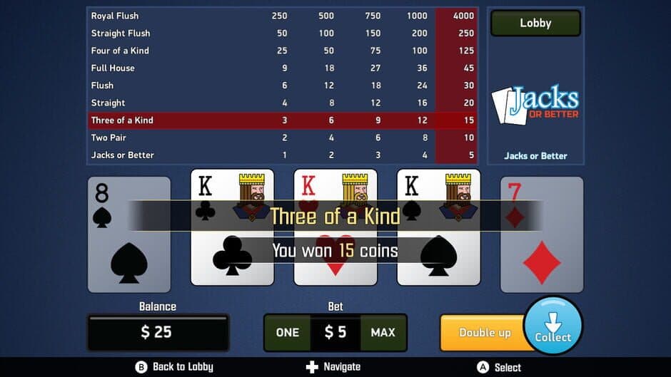 Jacks or Better: Video Poker screenshot 2