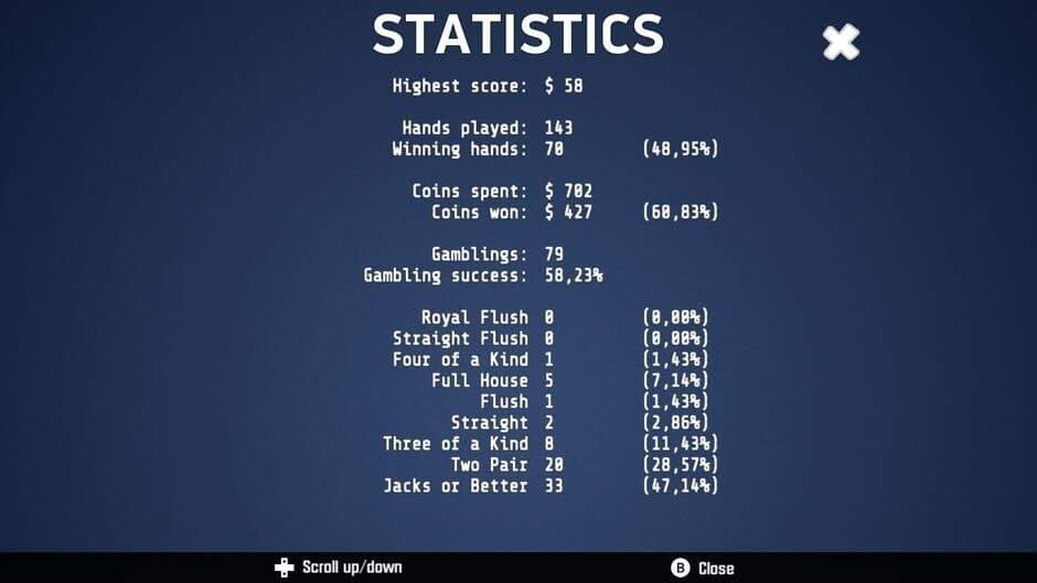 Jacks or Better: Video Poker screenshot 4