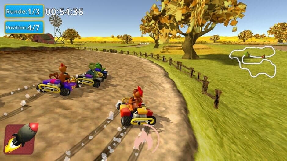 Crazy Chicken Kart 2 screenshot 2