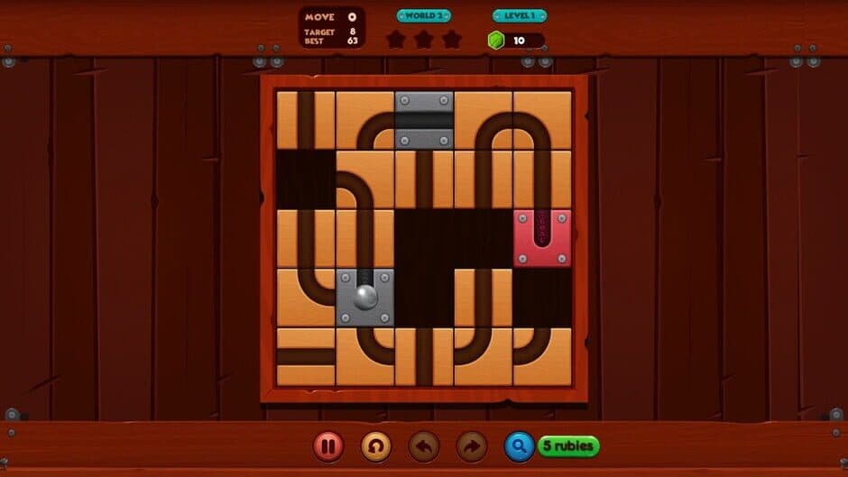 Let it roll slide puzzle screenshot 2