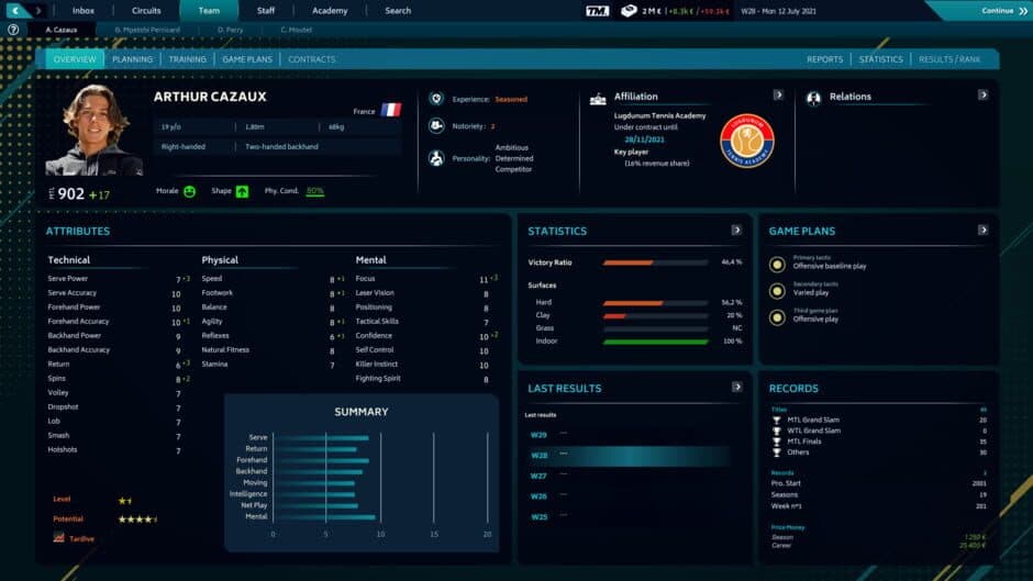 Tennis Manager 2021 screenshot 5