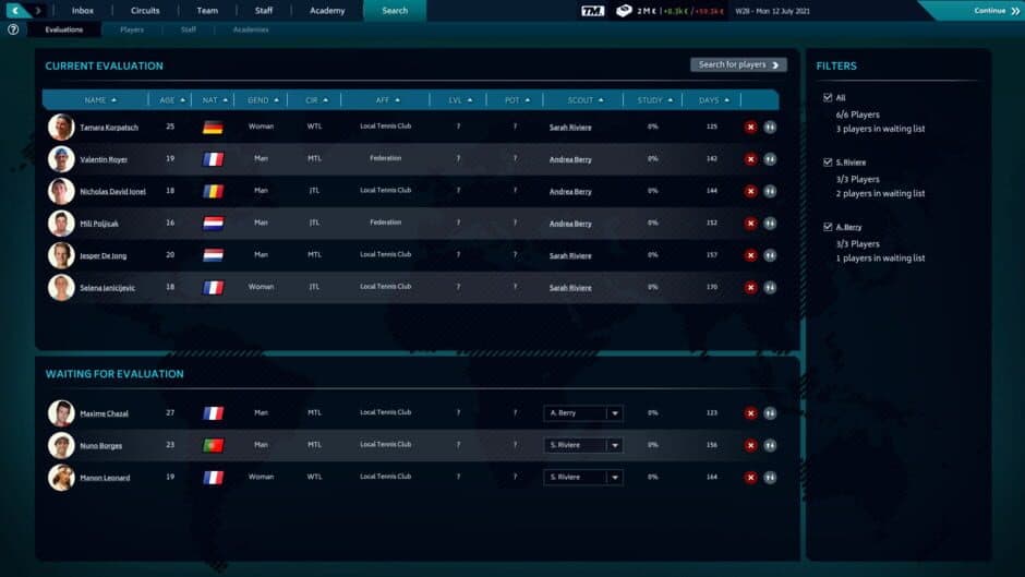 Tennis Manager 2021 screenshot 3
