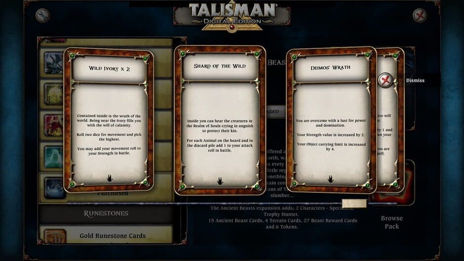 Talisman: The Ancient Beasts screenshot 1